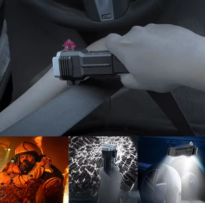 2 LINTERNAS TÁCTICAS 4 EN 1 DE EMERGENCIA USB RECARGABLE